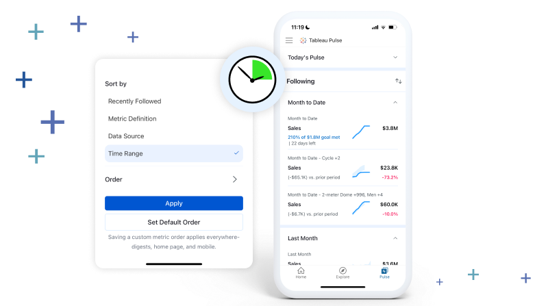 Navigate to Time range grouping